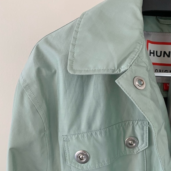 Hunter Women’s Refined Waterproof Garden Jacket / Sage Green - Picture 3 of 14